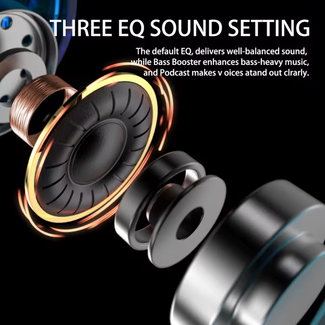 Auriculares Bluetooth HD con Gancho Desmontable - Impermeables