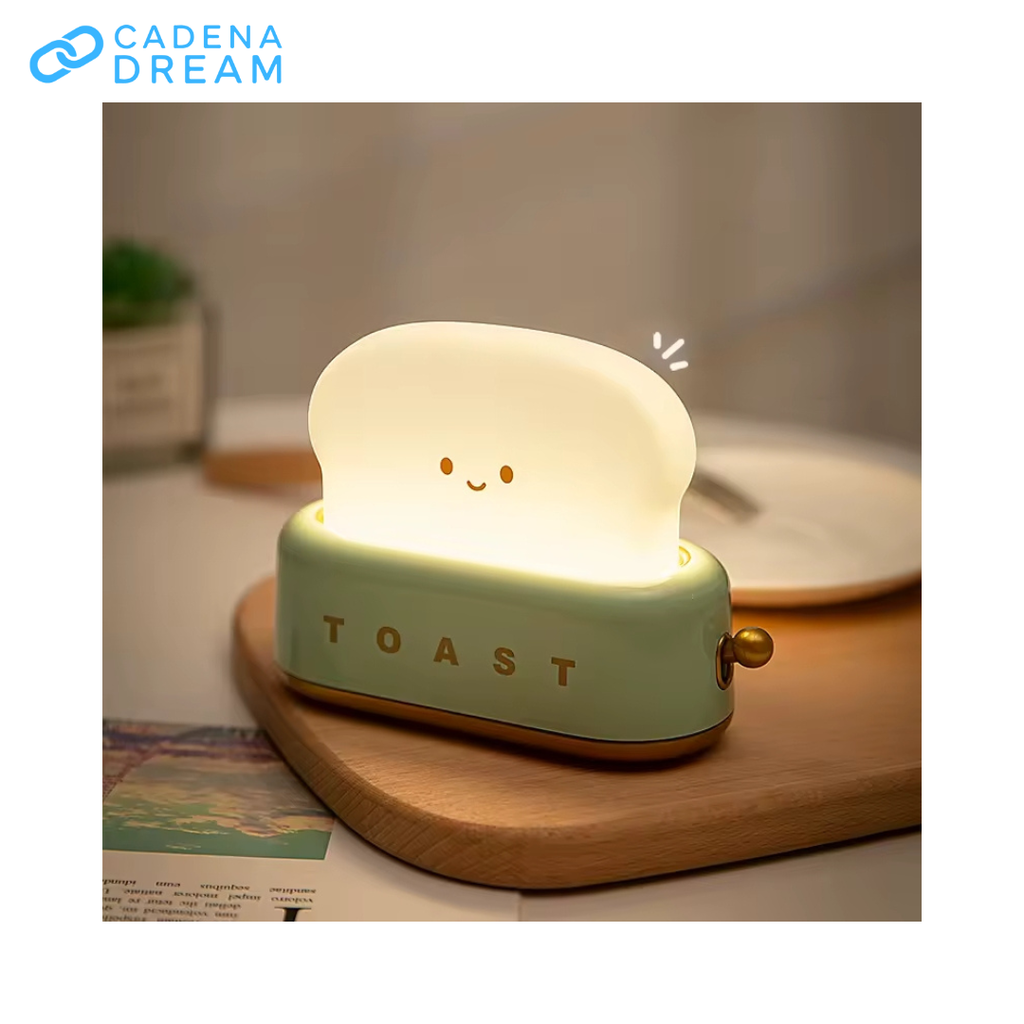 Lámpara Luz Led Diseño Tostadora Recargable usb-c