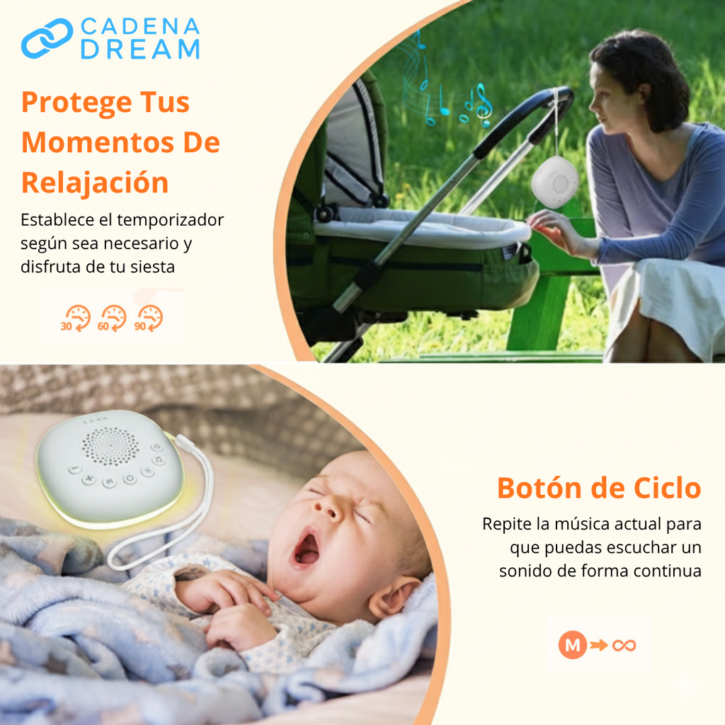 Máquina de Ruido Blanco con Luz Calmante