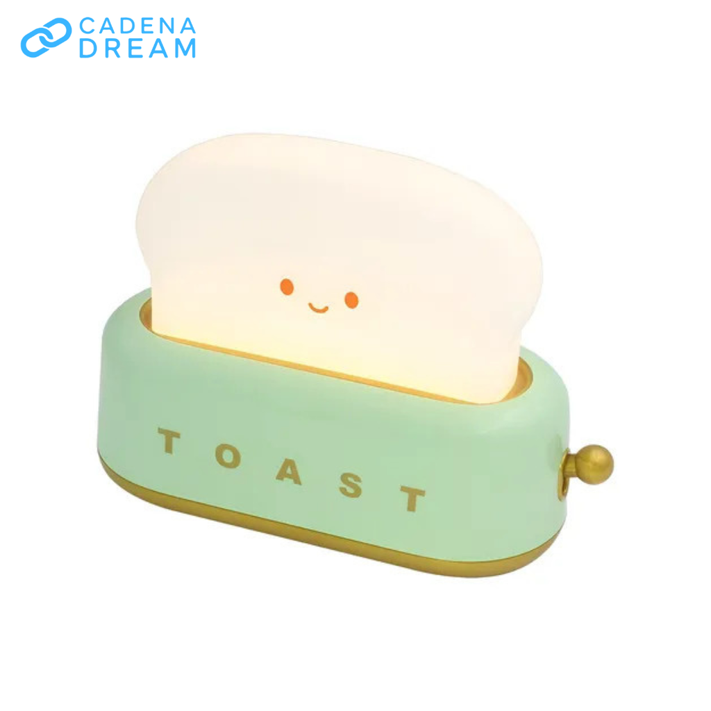 Lámpara Luz Led Diseño Tostadora Recargable usb-c