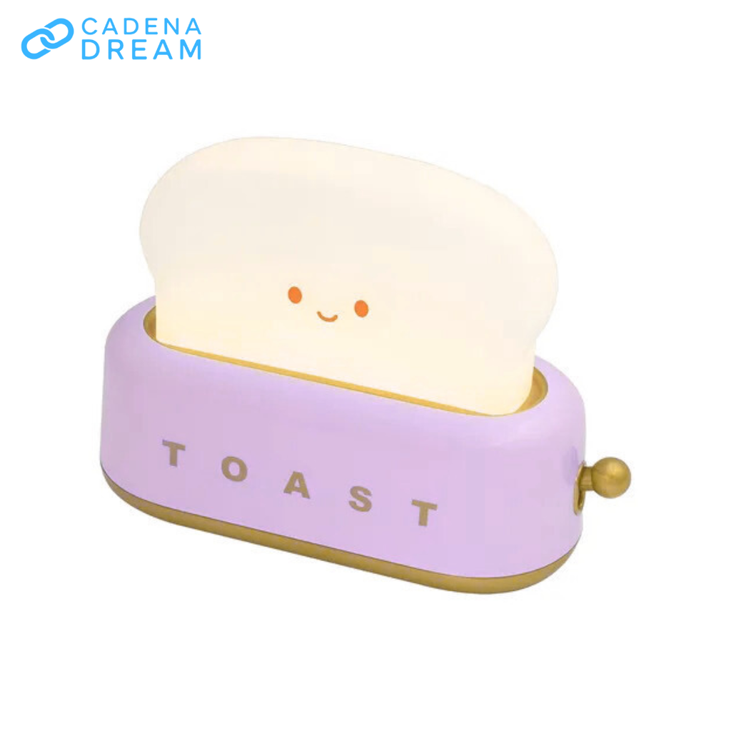 Lámpara Luz Led Diseño Tostadora Recargable usb-c
