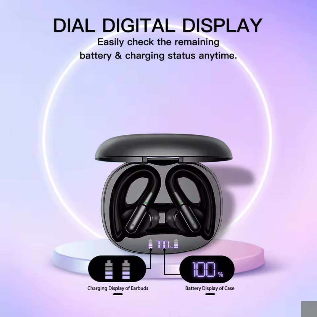 Auriculares Bluetooth HD con Gancho Desmontable - Impermeables